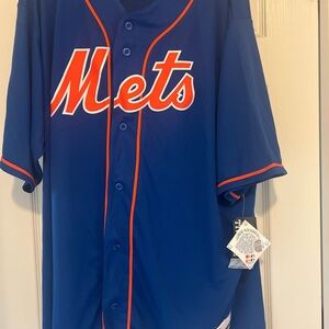 Blue Mets Baseball Jersey